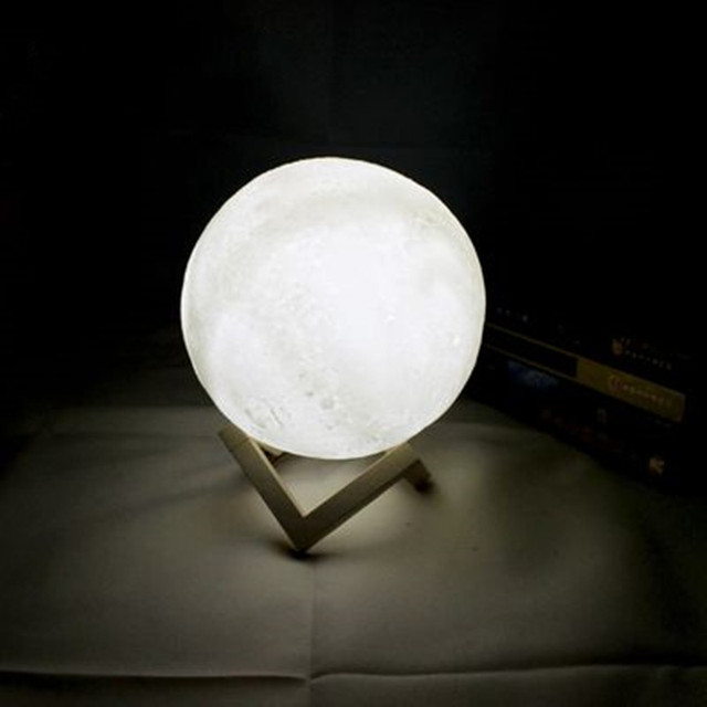 Lamp For Dropshipping Bedroom Night Light Home Decorations 3D Moon Light For Kids New Year Gifts Christmas Lights