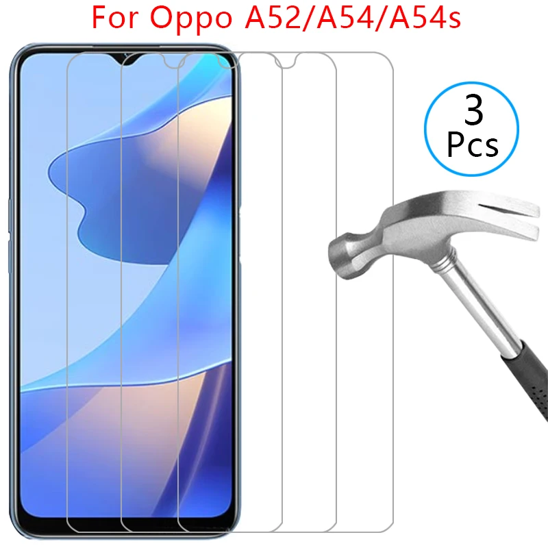 Vetro Temperato Per Oppo A54S A54 5G A52 Custodia Cover Coque Su Oppo A54S Oppo A54 Oppo A52 A 54 S 54 S 52 52A 54A Borsa Per Telefono 360 Opp Opo