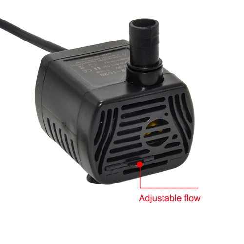 USB 워터 펌프 미니 DIY 수족관 필터 저소음 브러시리스 모터 펌프 수족관 액세서리, 애완 동물을 위한 잠수정 워터 사이클 3
