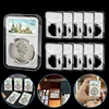 1pcs Plastic Storage Accessory Coin Plate Collectible Coin Holder Coin Display Plate Organiser Capsule Protection Display Stand 5