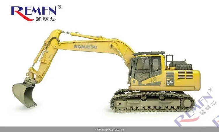 Modellino Escavatore Komatsu PC210LC-10 In Diecast - Scala 1/50 - Nuovo In Scatola