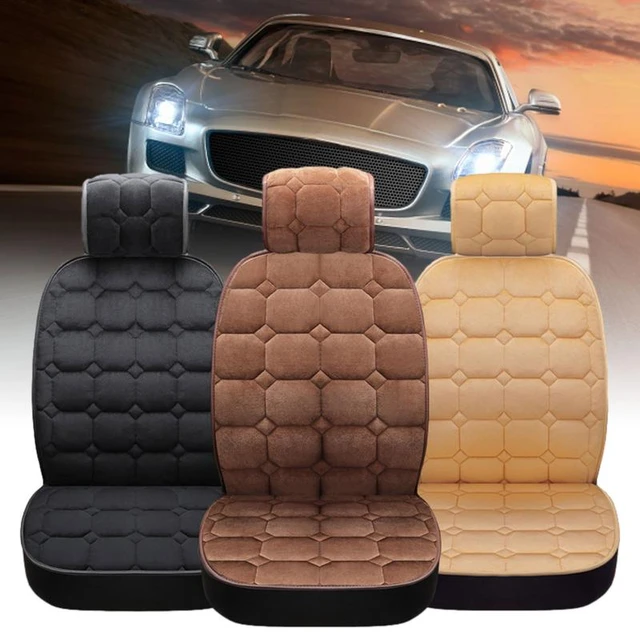 Plush Car Cushion Universal Car Seat Cushions For Car Truck Pick-Ups Soft  Driver Seat Protector Seat Covers For Men Women - AliExpress