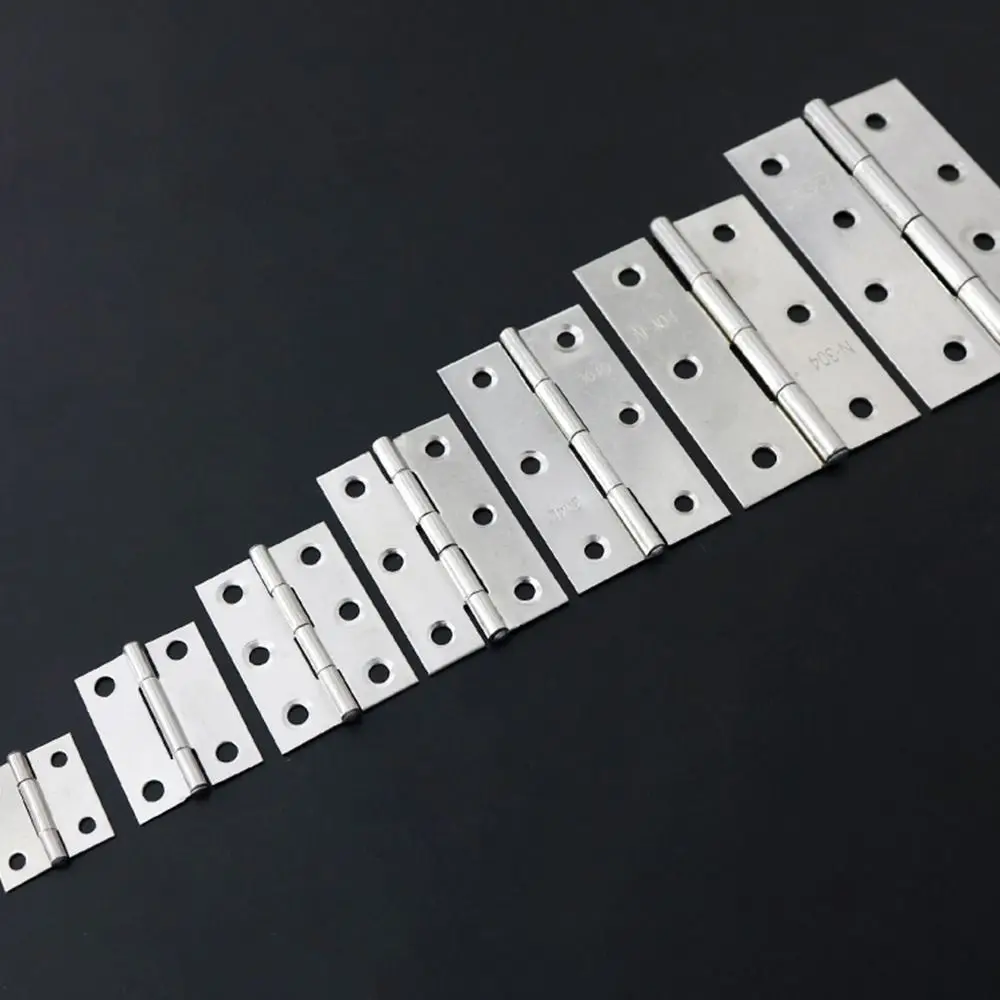 Description Picture 3 of item1Pcs Window Accessories Door Hinges 1/1.5/2/2.5/3 Inch Aluminum Core Cross Hinge 201 Stainless Steel Folding Furniture Hardware