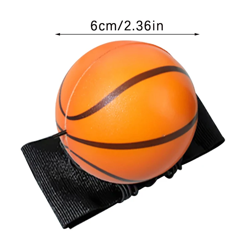 Returned Balls Wrist Elastic Ball Wrist Return Ball Hand Throw Back Exercise Coordination Gift Diameter 6Cm 1Pc