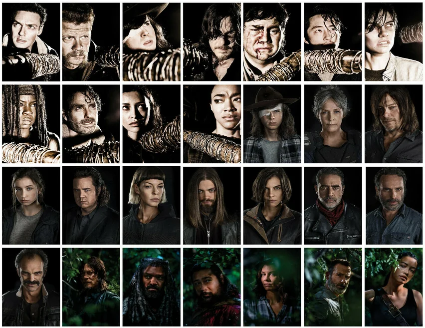 

28style Choose Classic The Walking Dead Poster TV Show Series AMC PICTURE Art Film Print Silk Poster 24x36inch