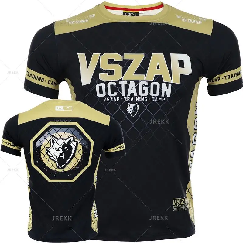 3D-Druck Sport Schnelltrocknend Atmungsaktiv Herren T-Shirt Outdoor Street Boxing Muay Thai Team Training Eltern-Kind Kurzarm Sommer – Detail 16