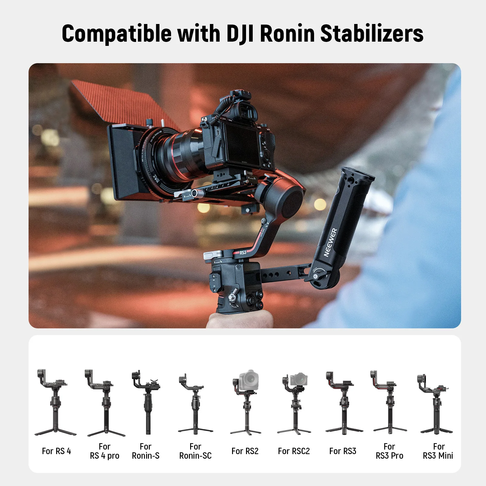 Gimbal Sling Handgrip Compatible with DJI RS 2 RSC 2 RS 3 RS 3 Pro RS 3 Mini Han