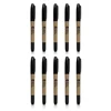 RHINO RESCUE Double Tip Marker Pen Fine and Broad Tip Twin Tip Pens For Outdoor Camping Home Signing and Marking (Pack of 10) 1