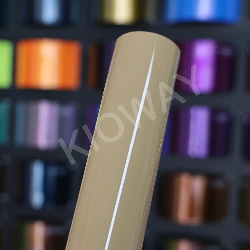 Highest Quality Super Glossy Desert Sand Vinyl Wrap Film Crystal Desert
