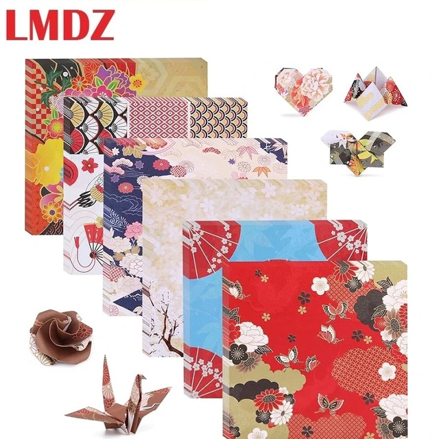 LMDZ Origami Paper Kit Traditional Pattern Japanese Foldable Paper Square  Paper 6x6 In Decoration Paper DIY Hand Art Crafts - AliExpress