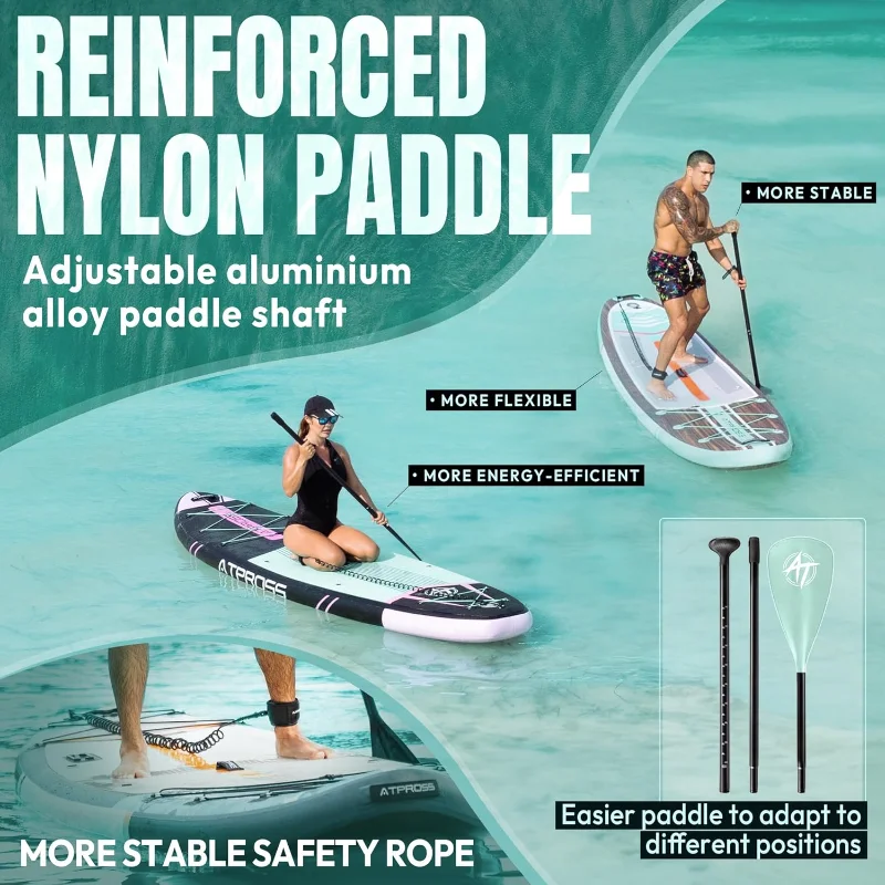 Inflatable Paddleboard | Extra Wide 6