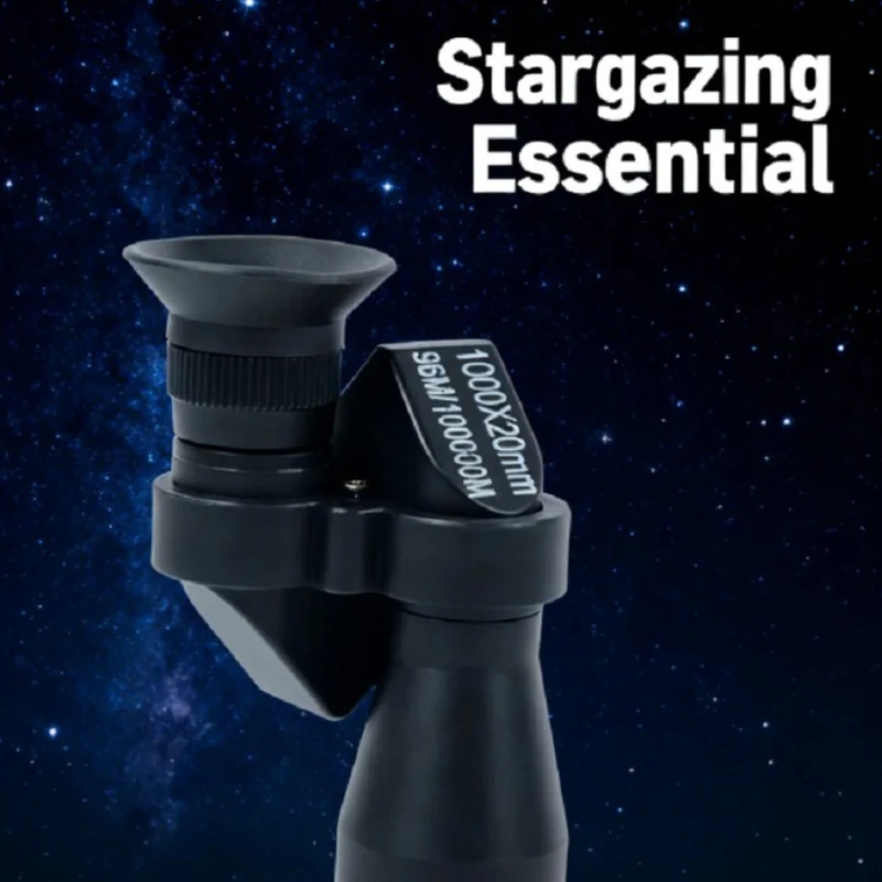 Portable 1000x20 High Magnification Zoom Monocular Telescope Mini Pocket Size, Suitable for Outdoor Fishing, Hunting, Camping