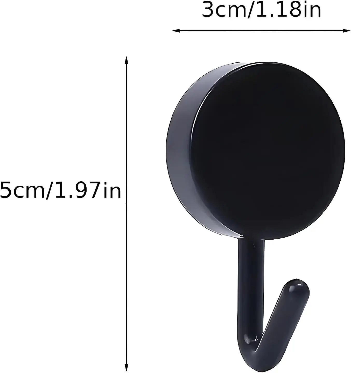 Description Picture 3 of item5/10PCS Plastic Adhesive Hook Creative Clothes Hook Kitchen Bathroom Wall Holeless Strong Adhesive Hook Towel Hooks Coat Hangers