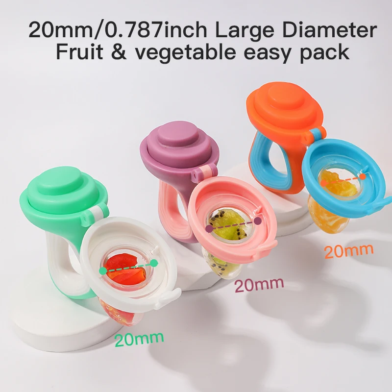 Infant Food Feeder with Silicone Mesh Bag