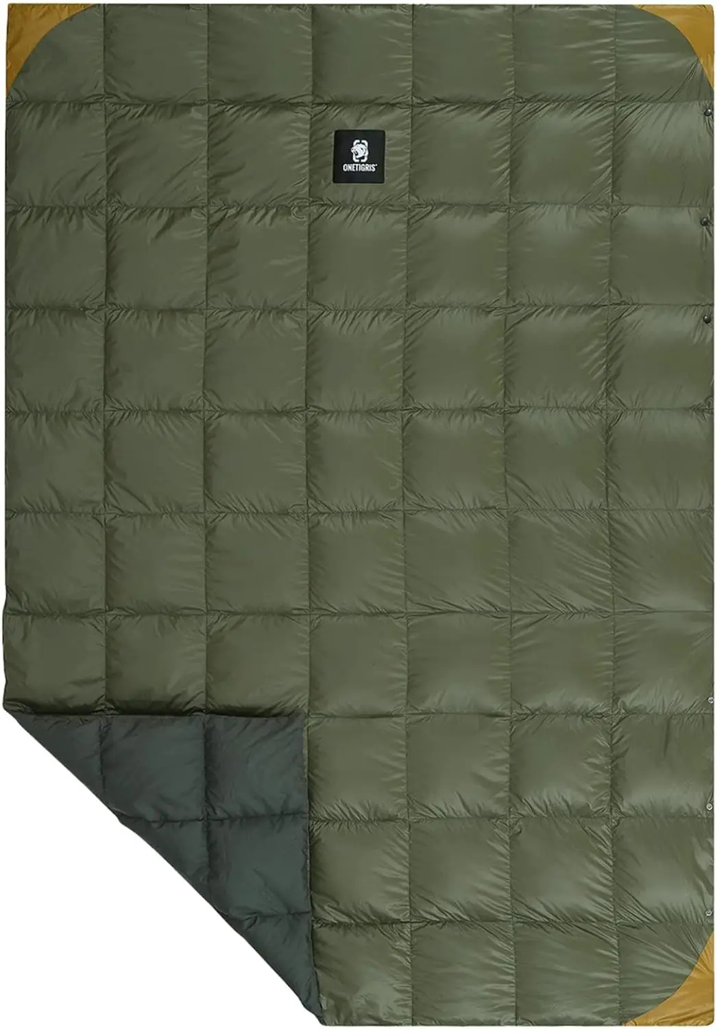Down Camping Blanket -Warm, Lightweight, Packable, Puffy Outdoor Travel Blanket for Cold Weather Backpacking Hiking St