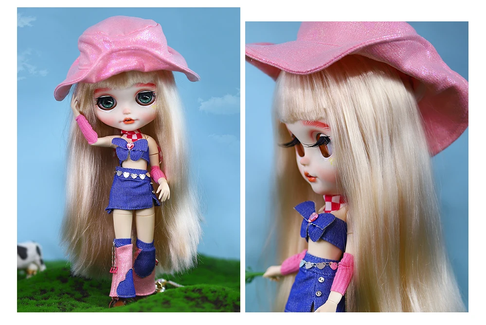 Neo Blythe Doll Cowgirl Costume 3