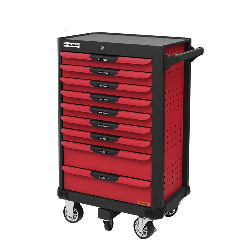 Storage Trolley Tool Cabinet Garage Organizer Workshop Mechanical Complete Screws Tool Cabinet Professional Tool Arrangement 3