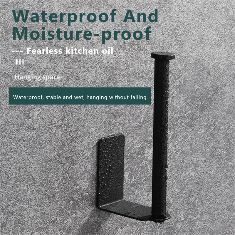 Kitchen Paper Towel Holder Stainless Steel Toilet Paper Towel Dispenser Bathroom Holder Stand Kitchen Storage Racks