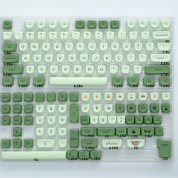 Ocean Whale PBT Keycap Set - 135 Premium Keys - Boxed (Matcha - EN)