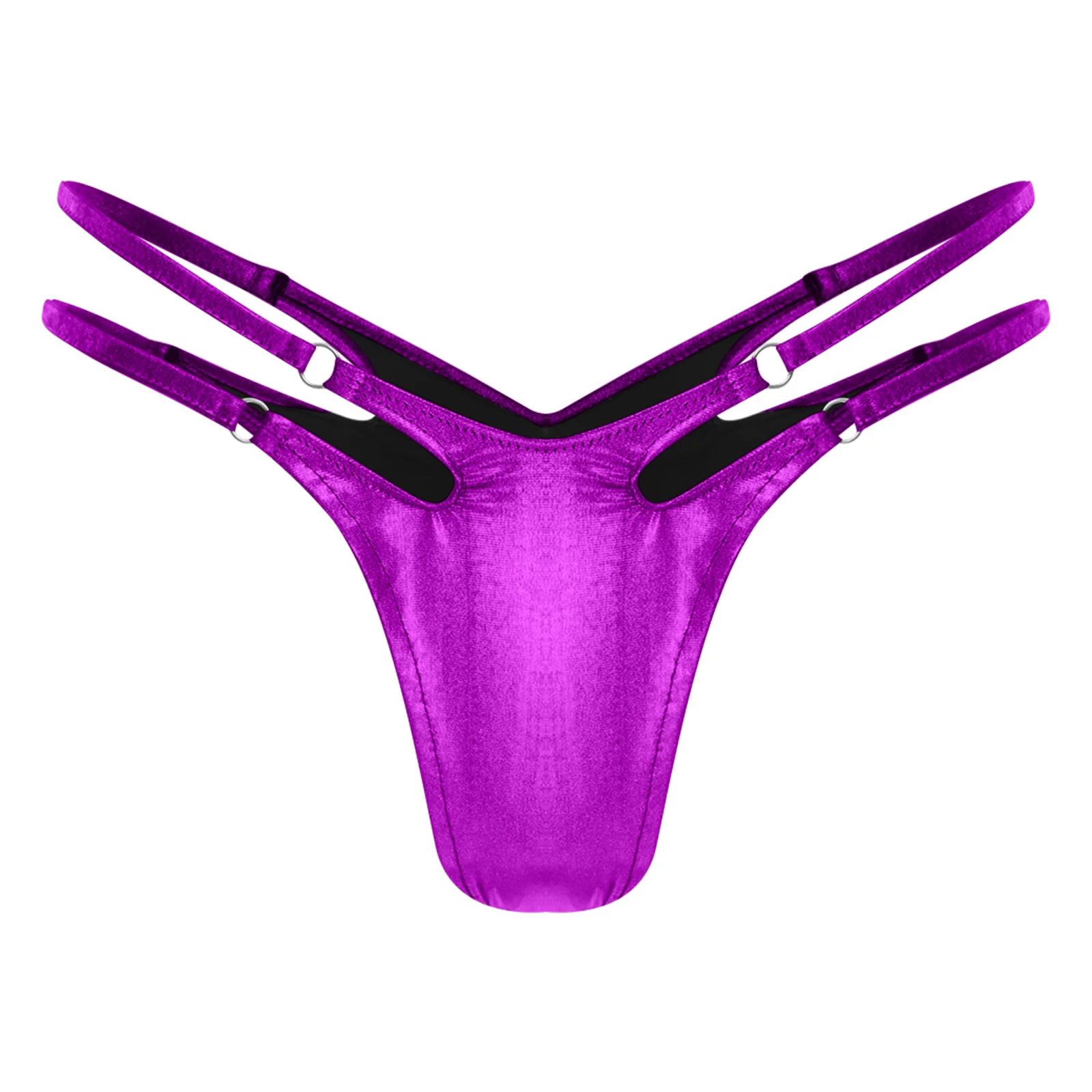 Shiny Shell Shape Womens Bikini Swimwear Halter Neck Pearl Chains Halloween Mermaid Bikini Bra Top Slight Padded Swim Top