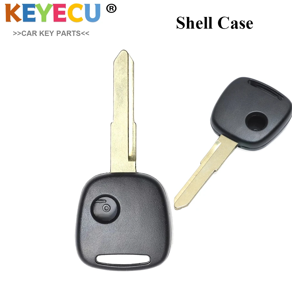 Car key shell case cover housing for Suzuki replacement fob 1 button with HU87 uncut blade