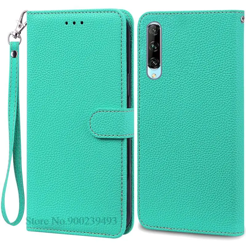 Huawei P Smart Pro Soft Silicone Wallet Flip Phone Cover