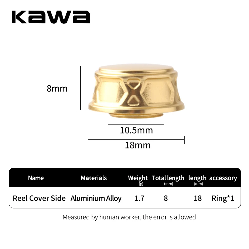 Kawa 1pc New Fishing Reel Handle Cap Reel Accessory Suit For S/D Spinning Reel Screw Dia 10.8mmFishing Reel Rocker Parts For DIY