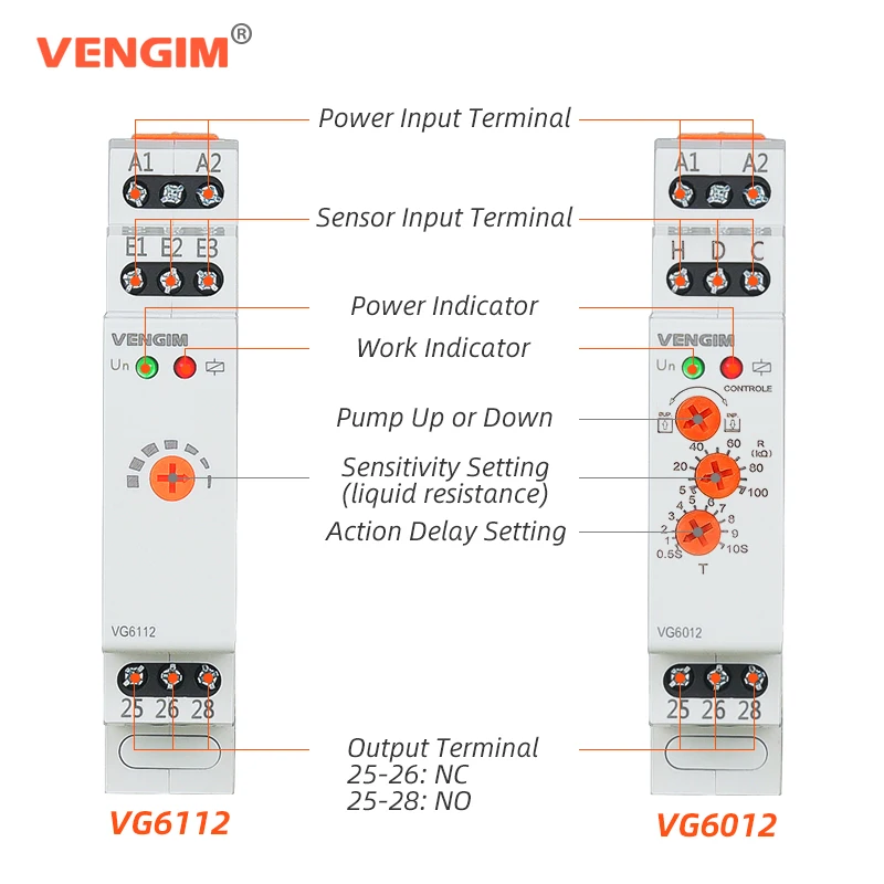220v do controlador nivel da agua de com sensor 01