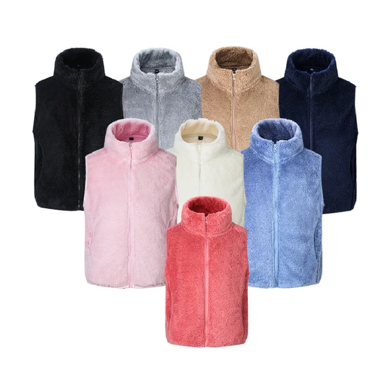 Fleece School Kids Outfits Children's Fleece Vest Kids Vest Girls