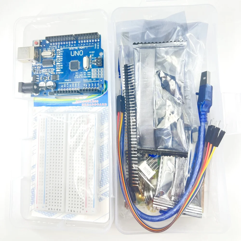 Arduino Component Set 400 Tie-points Breadboard DIY Project Starter Kit for Arduino UNO R3