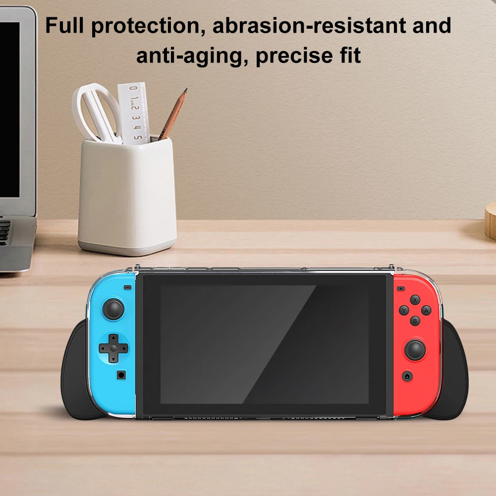 Protective Case with Replaceable Ergonomic Grip Anti-Scratch Cover Skin for Nintendo Switch2 Accessories