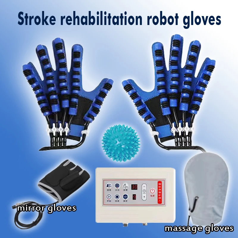 

Rehabilitation Robot Pneumatic Gloves Hand Rehabilitation Device Stroke Hemiplegia Hand Function Nerve Stimulation Restoring