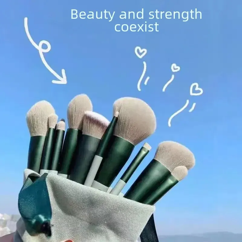 Makeup Brush Set Makeup Brush 13-piece Professional Makeup Brush Set Powder Foundation Contour Blush Eyeshadow Brushes Universal Essential One-piece Delivery