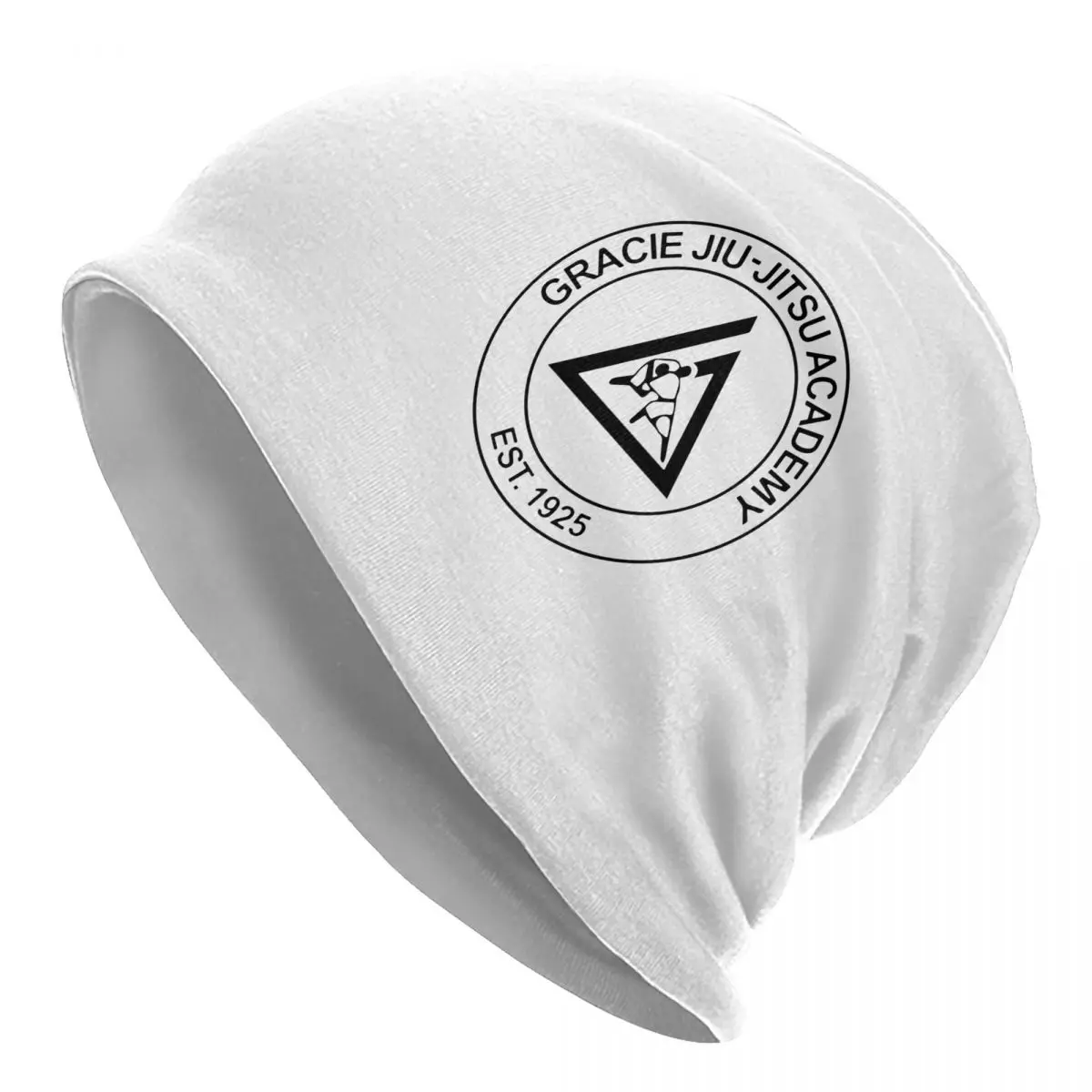 

Gracie Jiu Jitsu Academy Skullies Beanies Hat Brazilian Jiu Jitsu BJJ Fashion Unisex Ski Caps Warm Dual-use Bonnet Hat