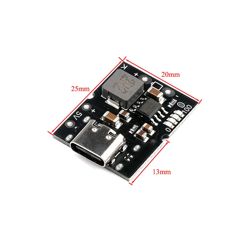5V Boost Step Up Modulo di alimentazione batterie al litio