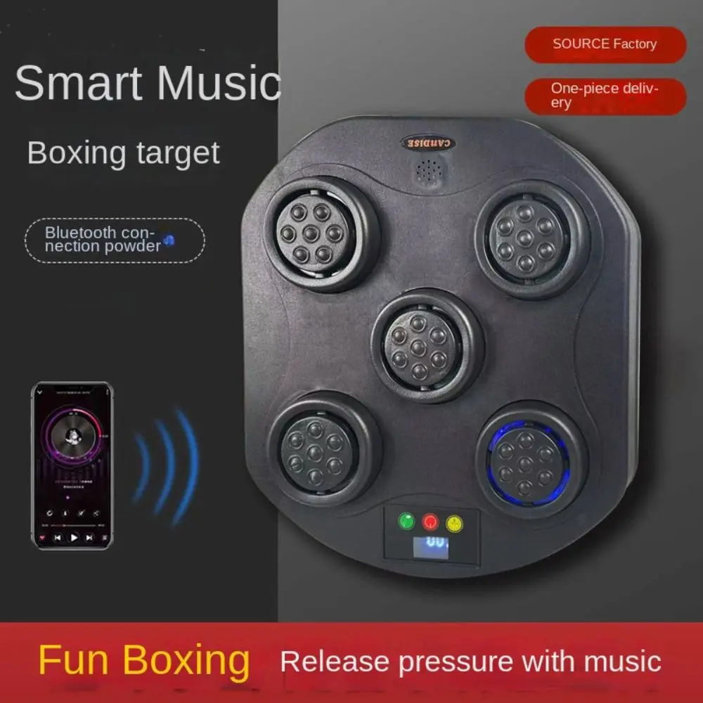 

Wall Mount Smart Music Boxing Target Focus Agility Training Boxing Sports Music Boxer Reaction Training Wall Training Equipments