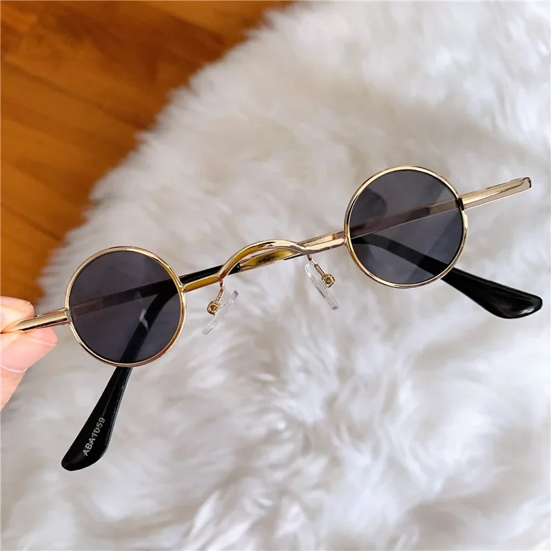 Metal Steampunk Sunglasses Men Women Fashion Round Glasses Brand Designer Vintage Sun Glasses High Quality
