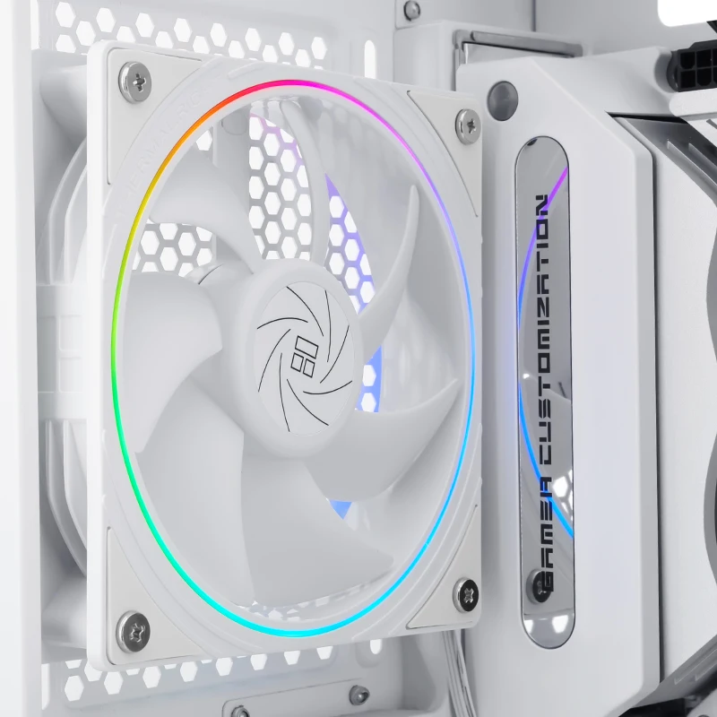 Thermalright Tl-s12 120 mm Halo Ventilador de Refrigeração 5v 3pin Argb Fan pc Gamer 360 ° Requintado Efeito de Luz Case do Computador Ventilador Ventilador Ventilador - Imagem 5