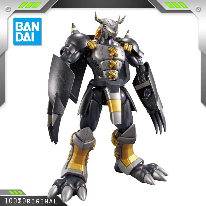 

BANDAI Anime 1/100 Digimon Adventure Black War Greymon Assembly Plastic Model Kit Action Toy Figures Christmas Gifts