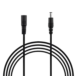 DC Cable Extension Power Extend Cord 12V DC 5.5mmx2.1mm Connector Wire For LED Strip CCTV Camera