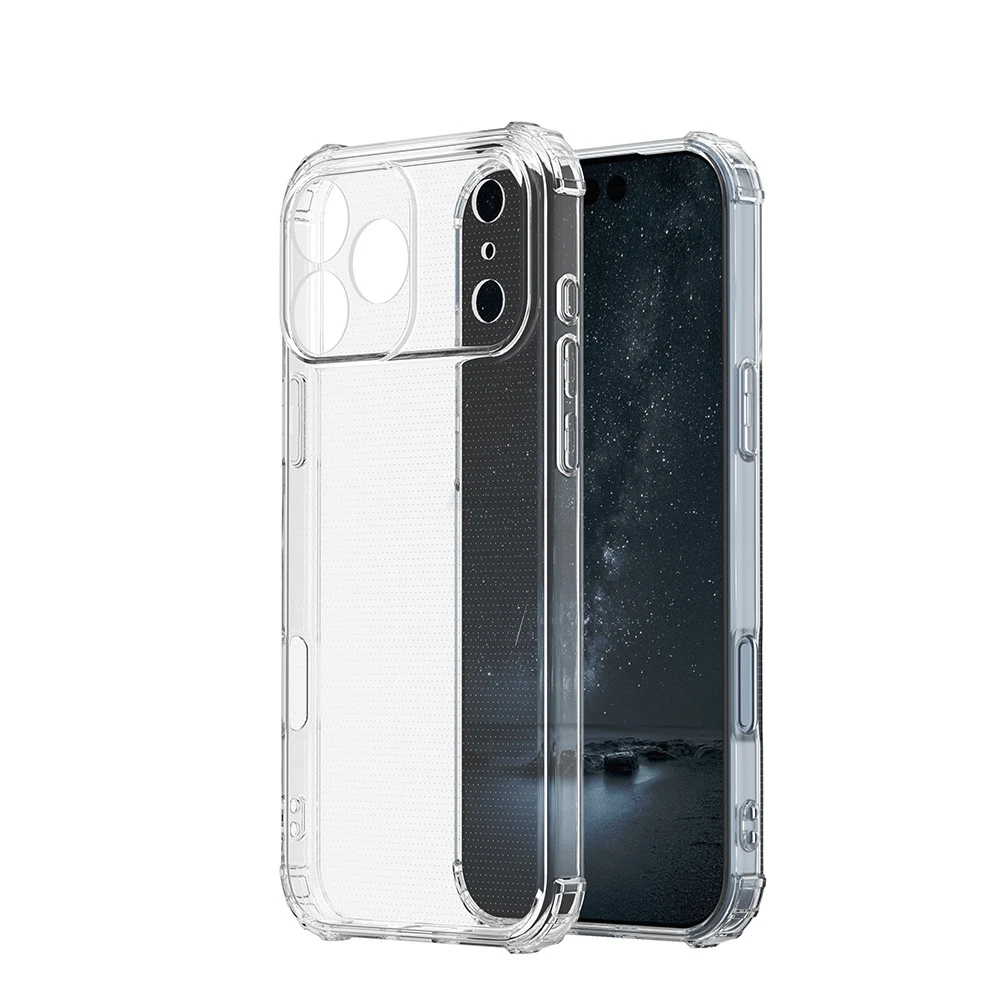 Luxury Shockproof Soft TPU Phone Back Case - Air Clear Cover