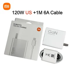 Xiaomi 120W Turbo Hypercharge Cell Phone Charger with Cable - US with 1M Cable