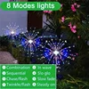 2Pack Solar Powered String Lamp Tree Waterproof Outdoor Fireworks 8 Modes DIY Lawn Patio Garden Christmas Light Decorations 2024 4