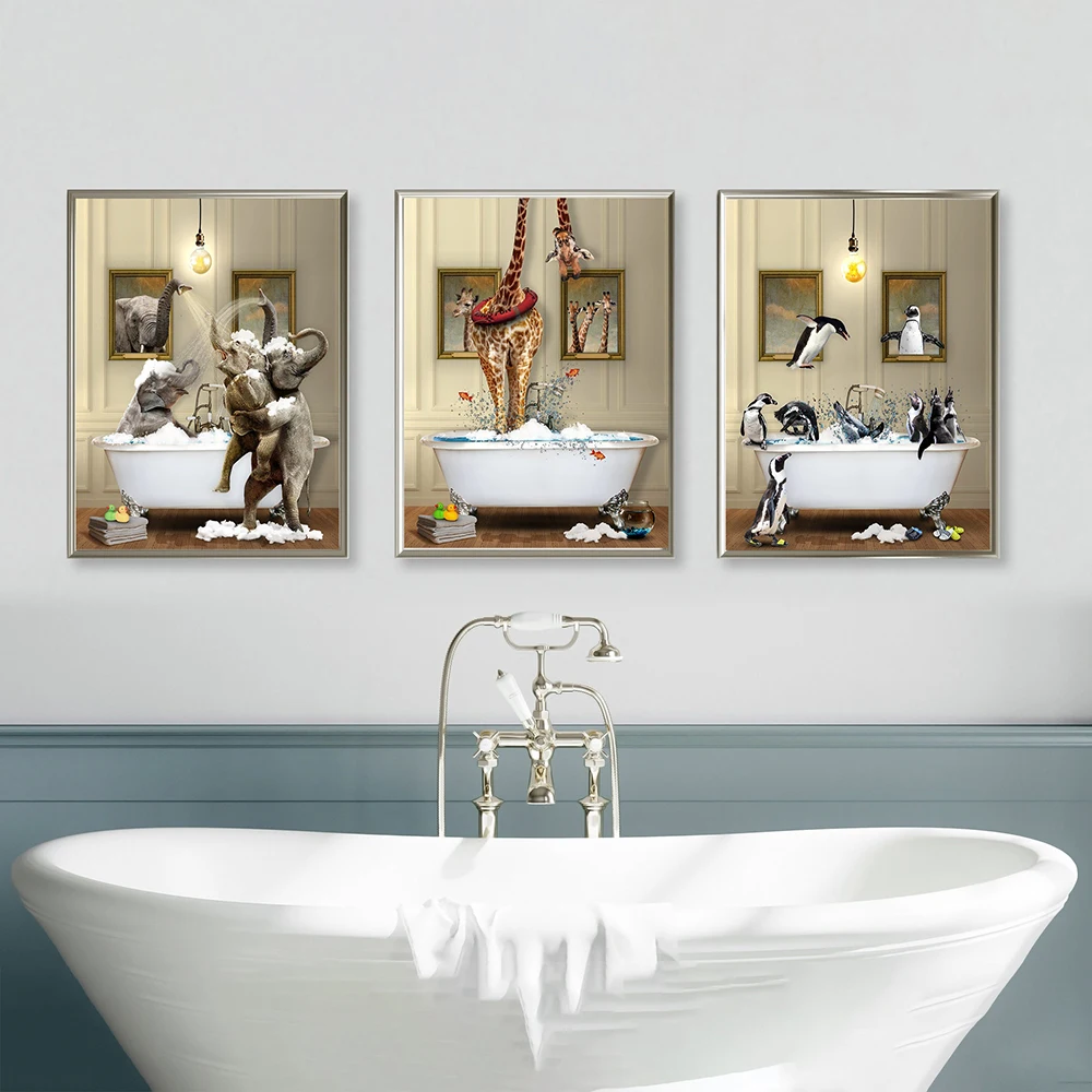 Modern Bathroom Wall Art