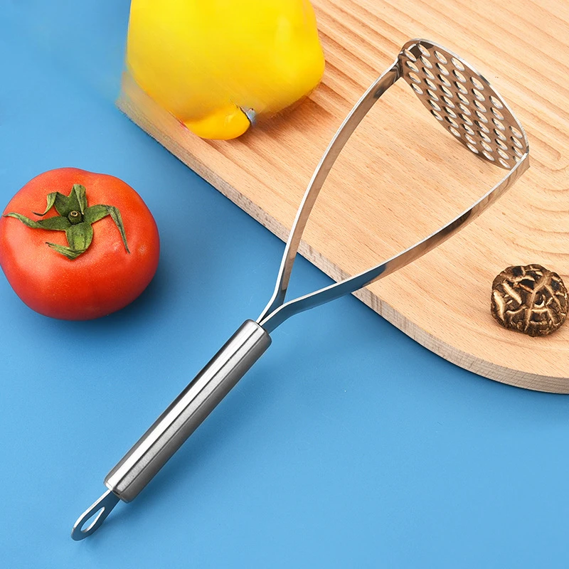 Stainless Steel Mud Press Household Potato Press Potato Manual Masher Multifunctional Kitchen Tool