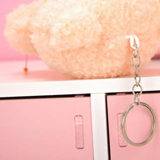 Stuffed Animals Plush Keychains Pig Doll Pendant Lovely Creative Lightweight Cute Pig Stuffed Toy Key Ring for Kids 3