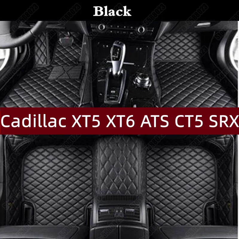 

Custom Car Floor Mats for Cadillac XT5 XT6 ATS CT5 Escalade SRX XTS XT4 CT6 CTS All Weather Best Foot Mat Auto Carpet Rugs Pads