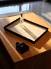 Ahunderjiaz-Light Luxury Leather Rectangle Storage Tray, Living Room Tabletop Aroma Tray, Coffee Trays, Home Kitchen Decoration 3