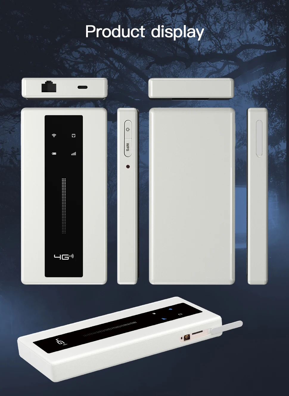 ao ar livre, Pocket WiFi Hotspot, Suporte