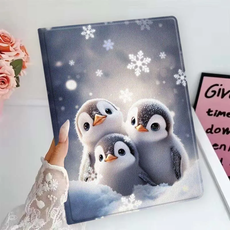 Antarctic Penguin Aurora Tablet Case